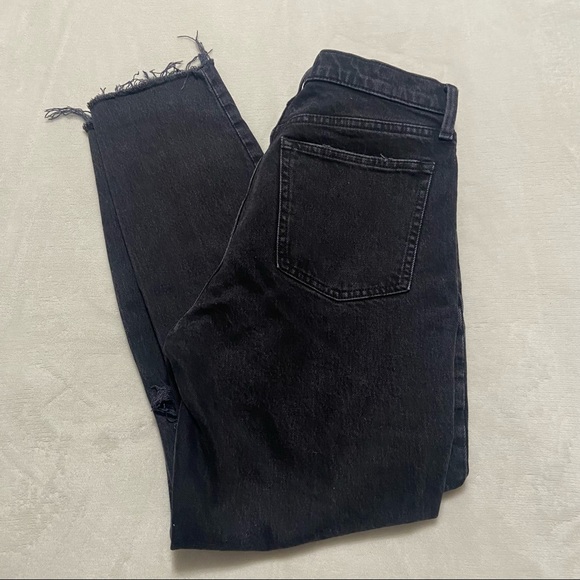 Black High Rise Skinny Jeans - Picture 3 of 7